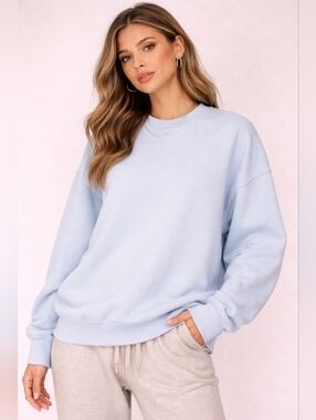 Kuwalla-Tee (110$) | Organic Standards Light Blue Crewneck Tee, Size XXL